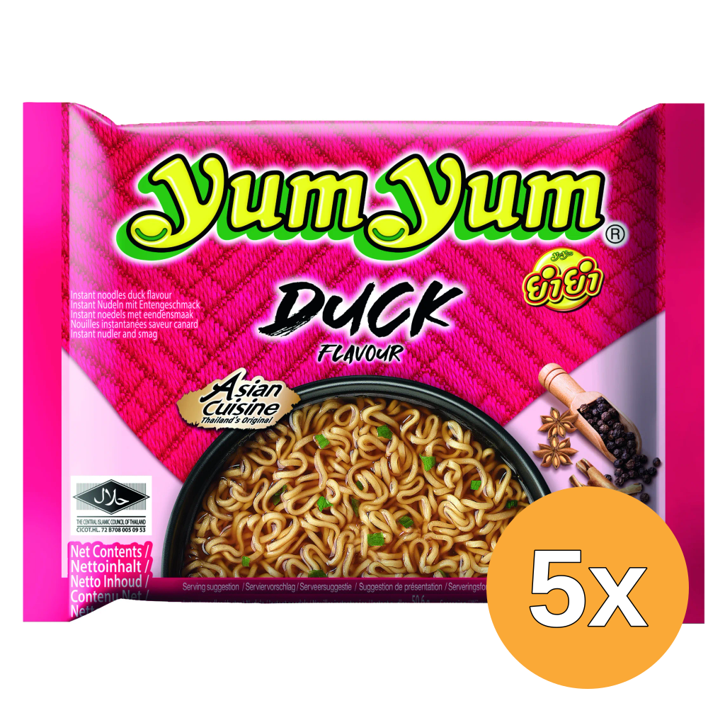 5x Yum Yum Instant Noedels Eend (60 gr)