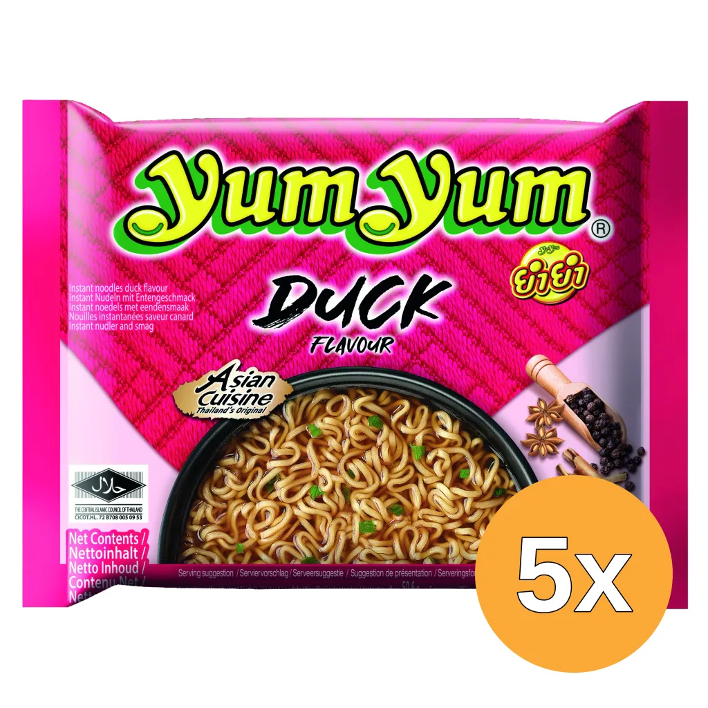 5x Yum Yum Instant Noedels Eend (60 gr)