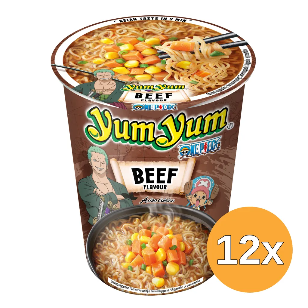 12x Yum Yum Instant Noedels Rund Cup (70 gr)