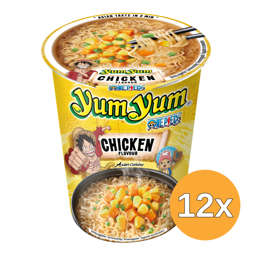 12x Yum Yum Instant Noedels Kip Cup (70 gr)