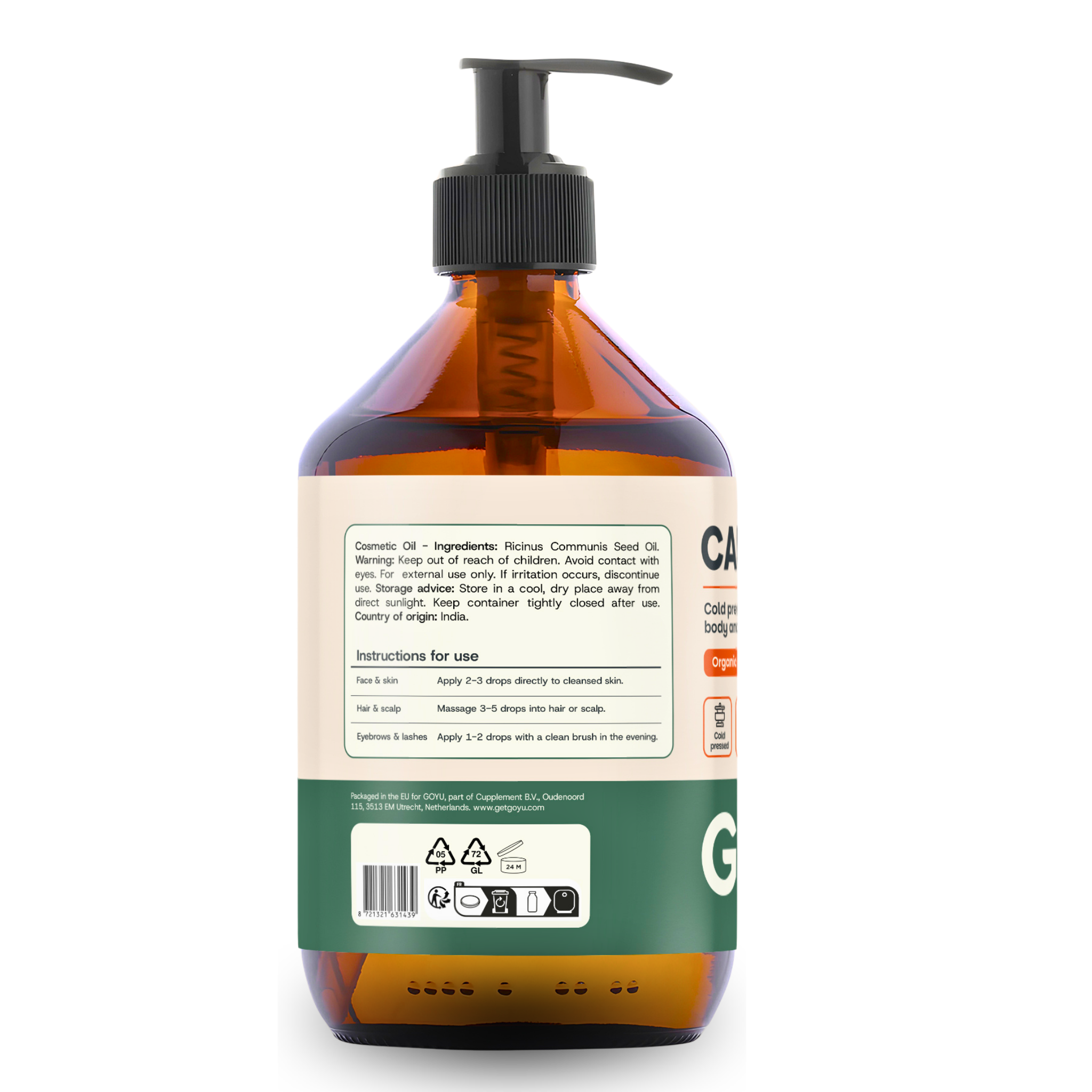 Goyu Castor Oil (500 ml)