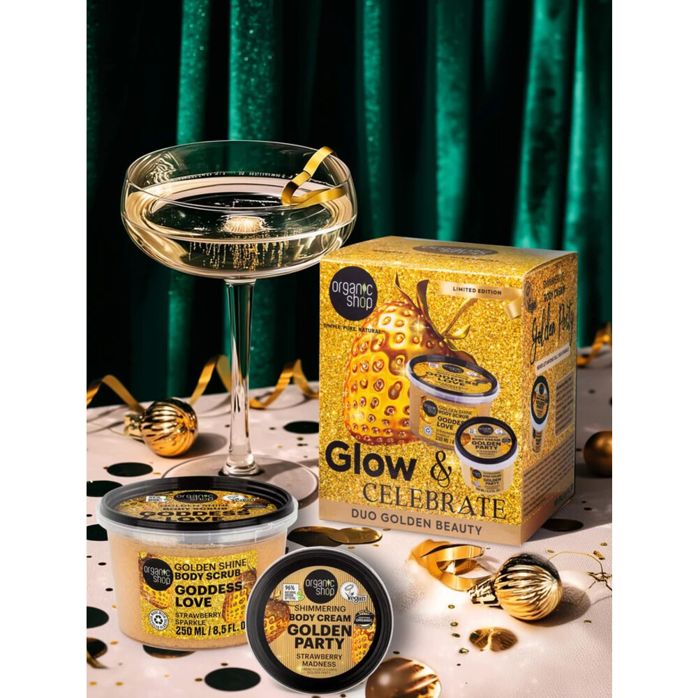Organic Shop Giftset Golden Glow & Celebrate (1 set) - image 2