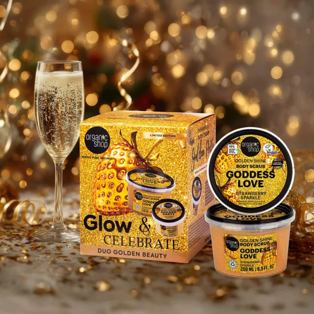 Organic Shop Giftset Golden Glow & Celebrate (1 set) - image 3