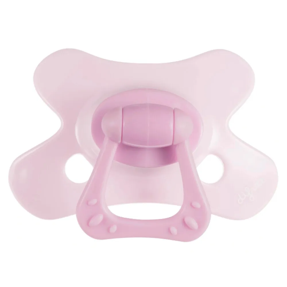 Difrax Fopspeen Dental 12 Maanden Plat (1 stuk)