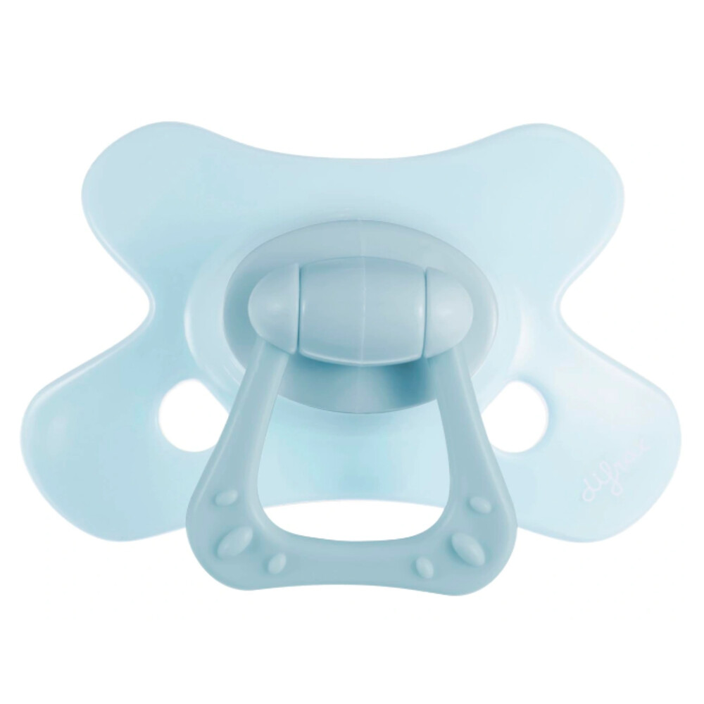 Difrax Fopspeen Dental 12 Maanden Plat (1 stuk)