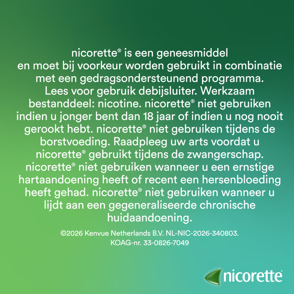 Nicorette Zuigtabletten Freshmint (80 stuks)