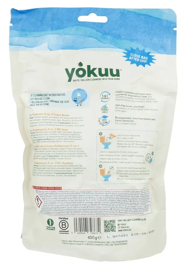 Yokuu Toilet Bom Zero Scent (30 stuks)