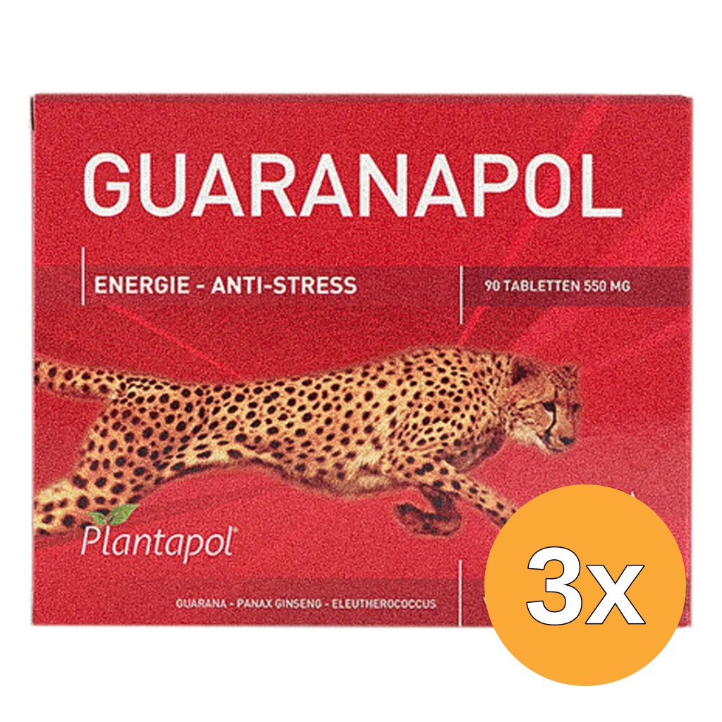 3x Purasana Guaranapol 550Mg (90 tabletten)