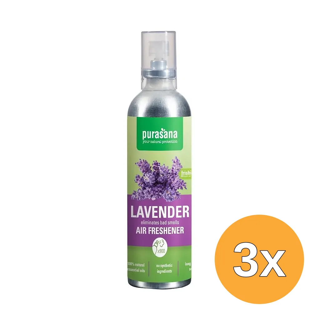 3x Purasana Luchtverfrisser Frishi Lavender (100 ml)