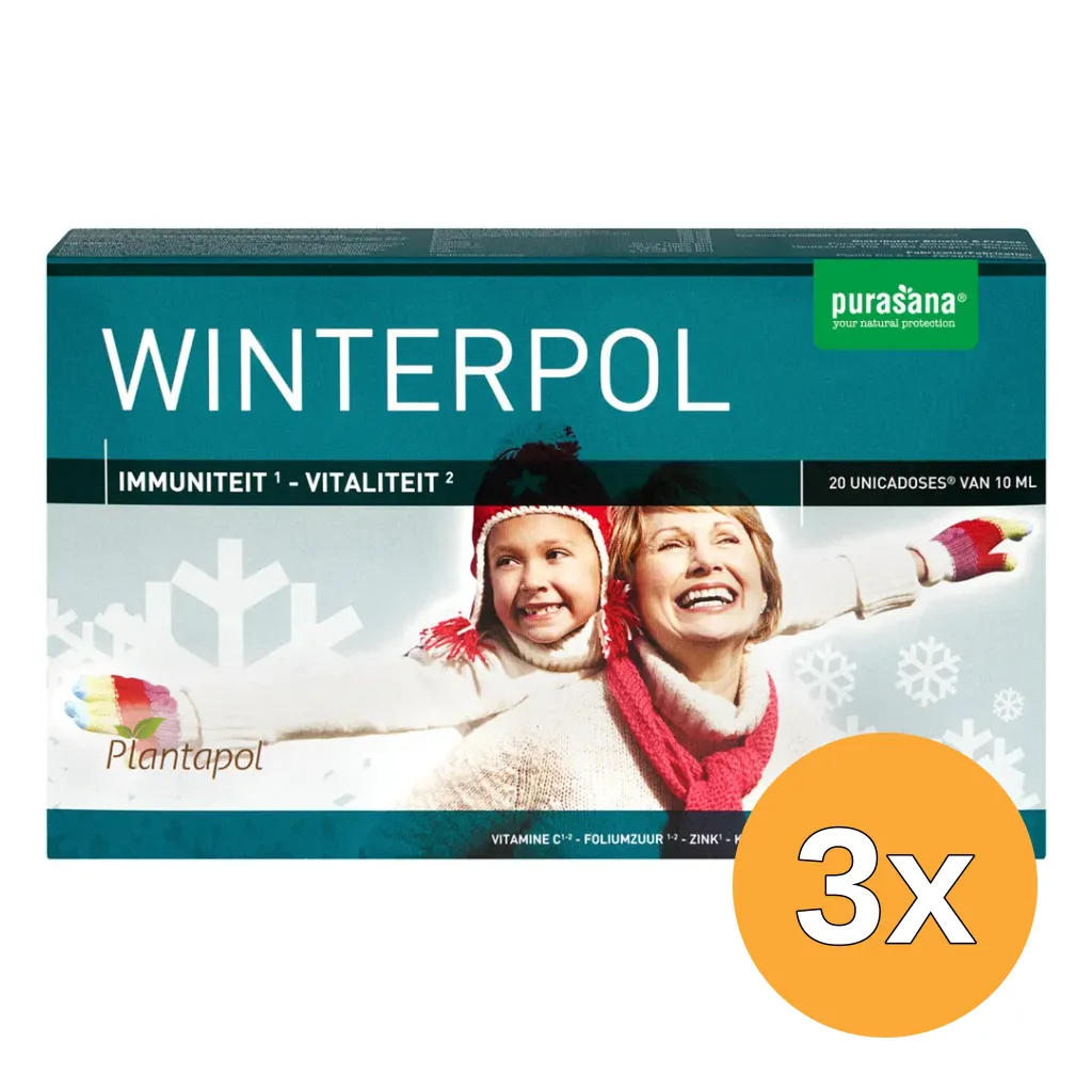 3x Purasana Plantapol Winterpol Protect (20 stuks)