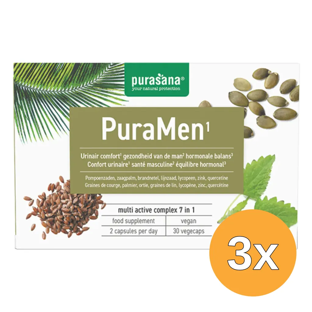 3x Purasana Puramen (30 vega capsules)
