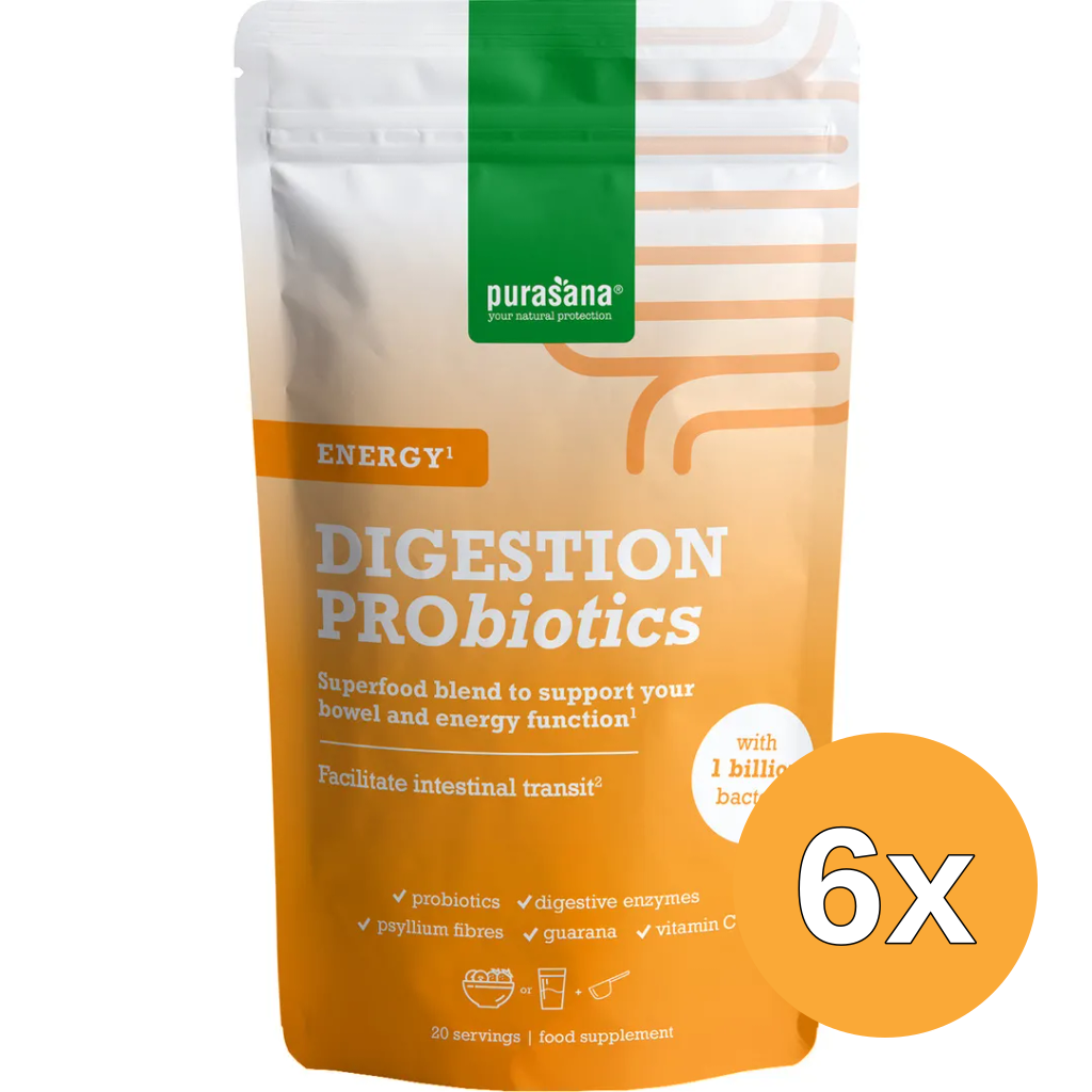 6x Purasana Digestion Pro Energy (140 gr)