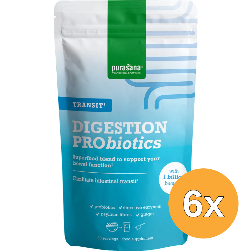 6x Purasana Digestion Pro Transit (140 gr)