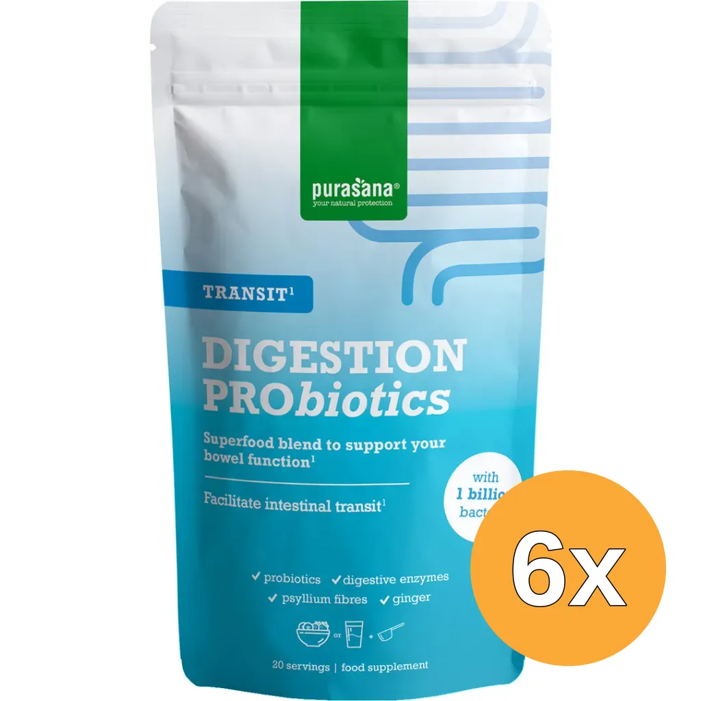 6x Purasana Digestion Pro Transit (140 gr)