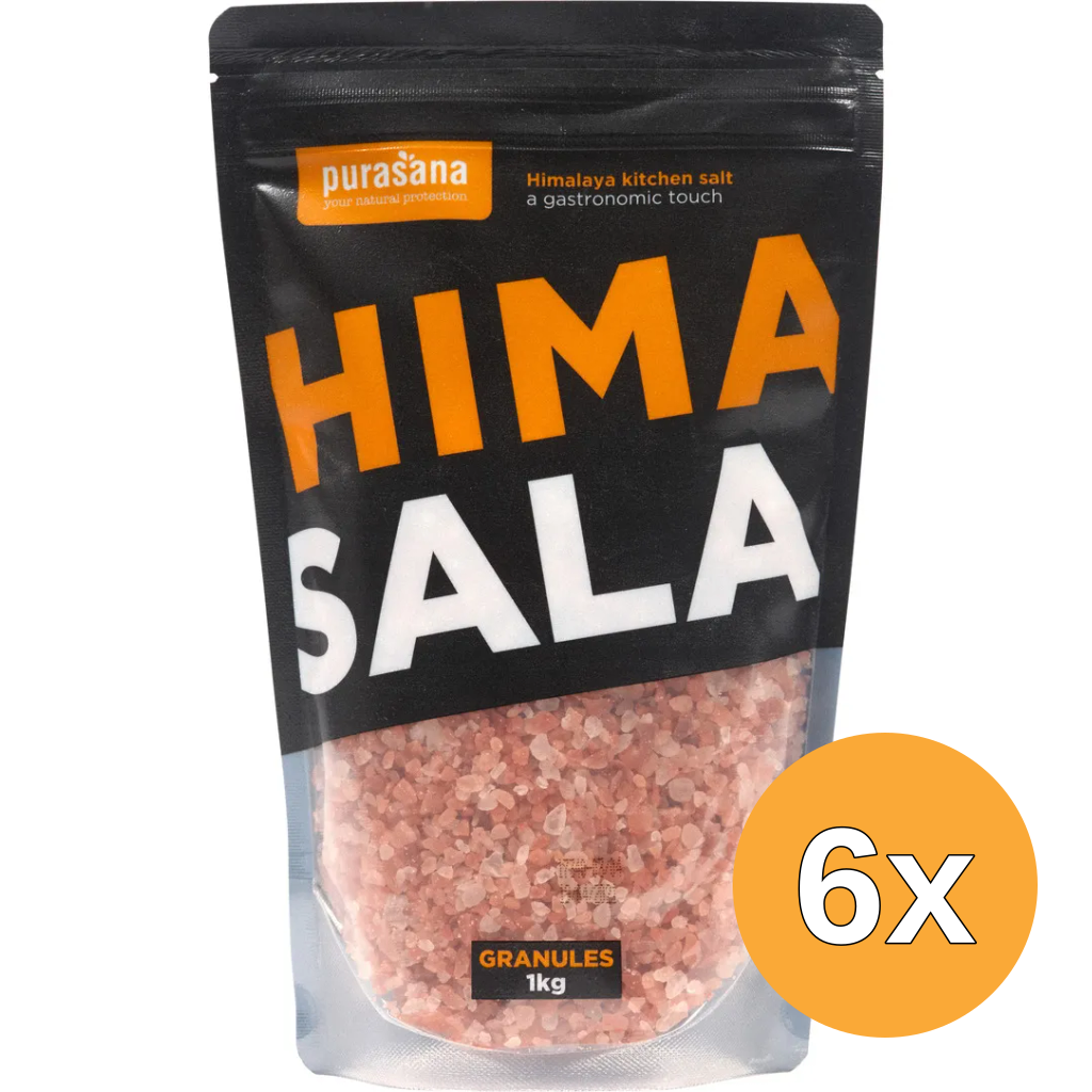 6x Purasana Himasala Keukenzoutgrof Navul/Selgros Recharge (1000 gr)