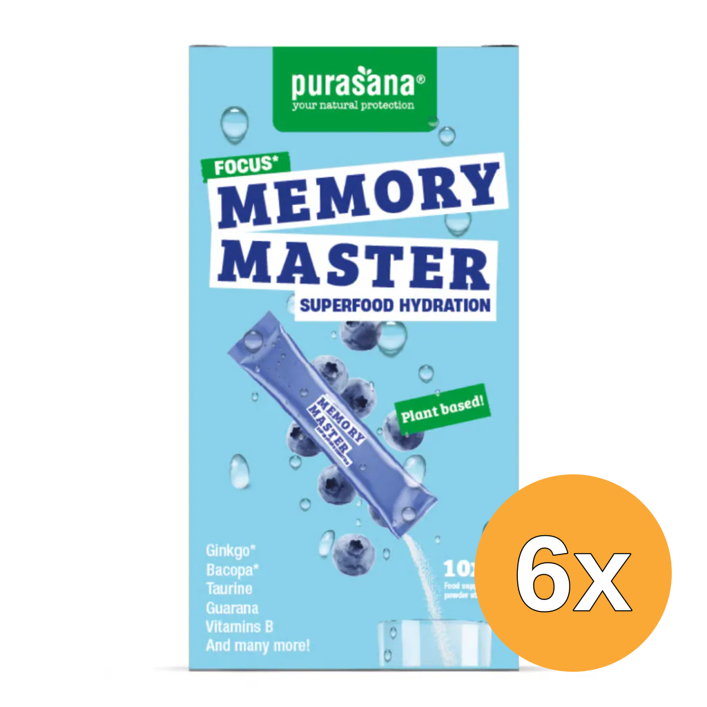 6x Purasana Hydration Superfoods Memory Master (45 gr)