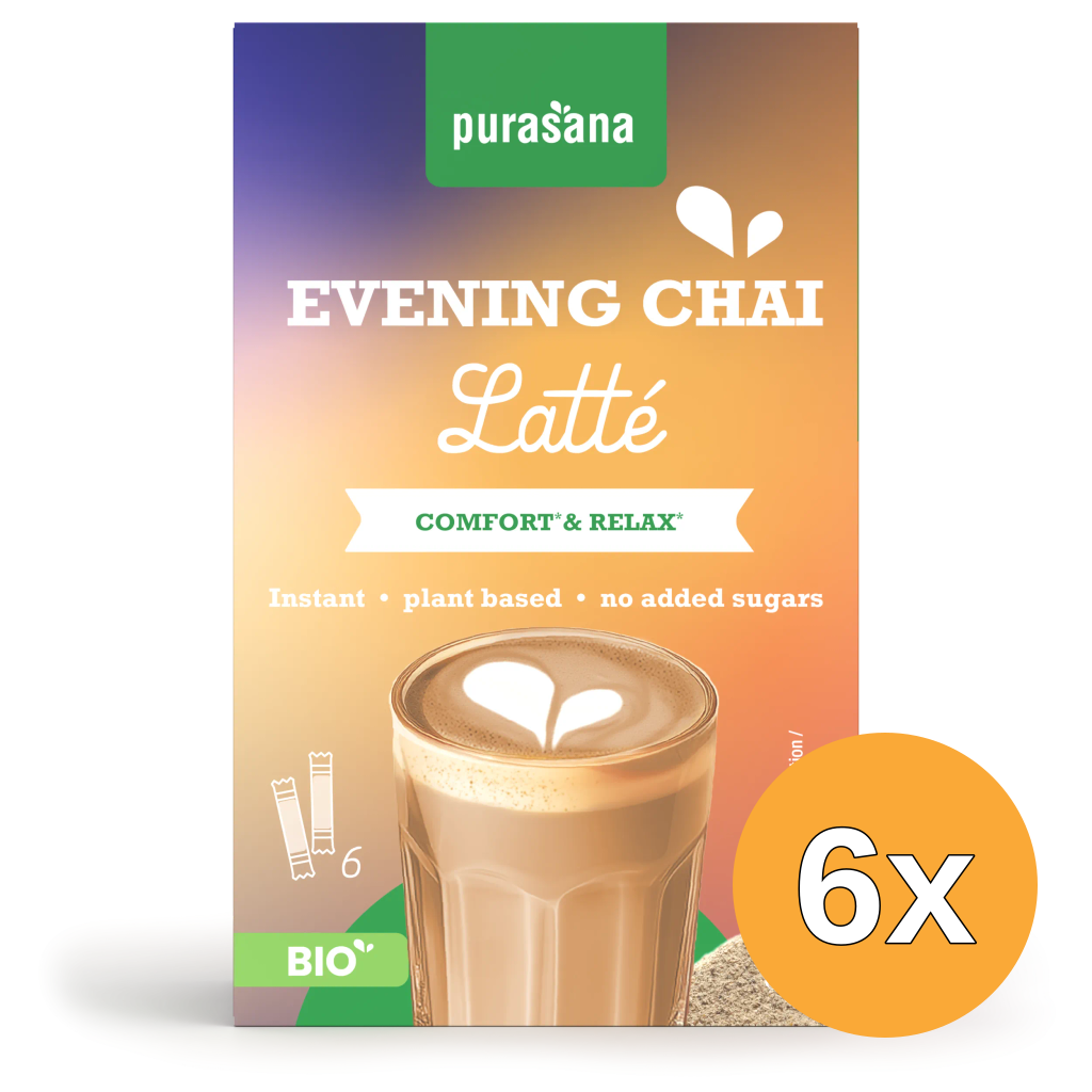 6x Purasana Instant Evening Chai Latte 6x10g Bio (60 gr)