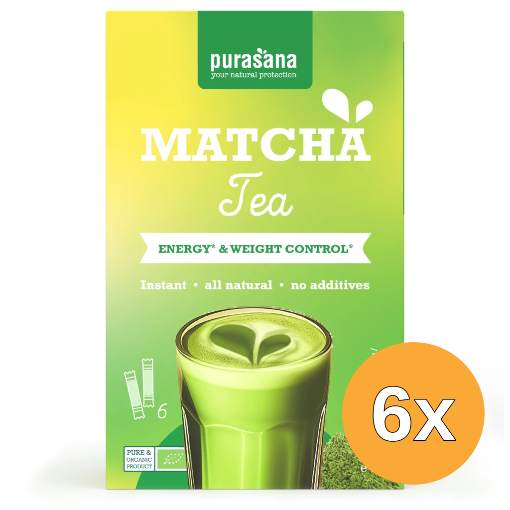 6x Purasana Matcha tea (12 gr)