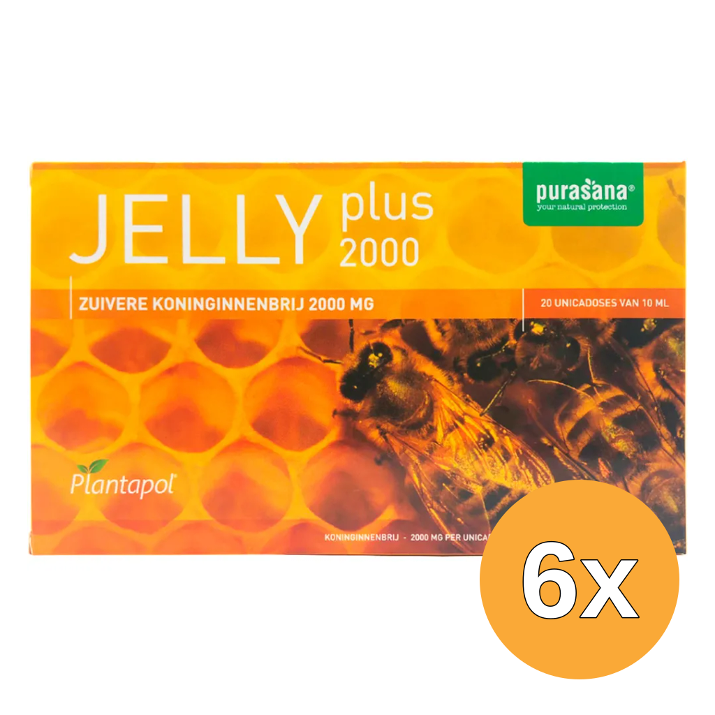 6x Purasana Plantapol Jelly Plus 2000 (20 stuks)