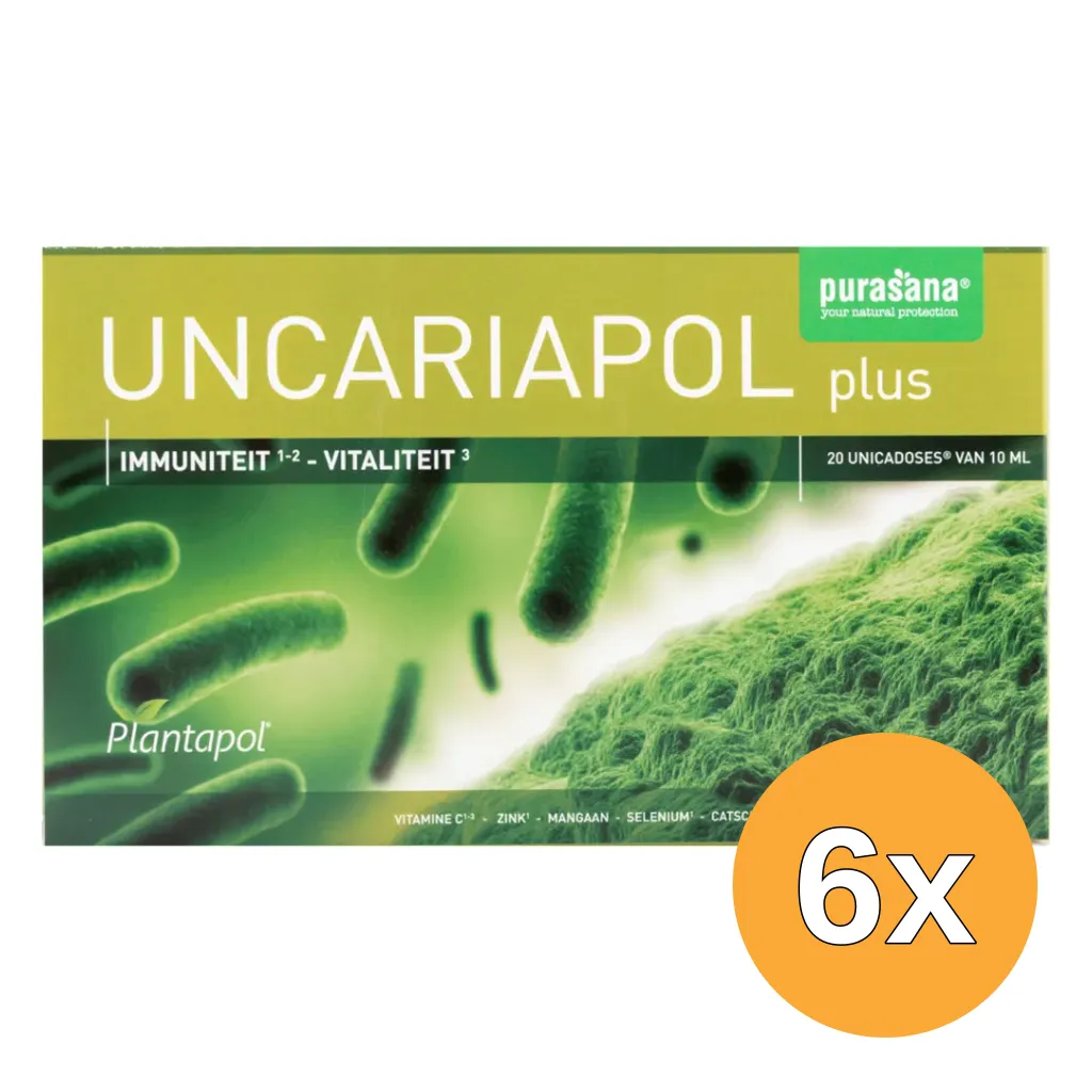 6x Purasana Plantapol Uncariapol Plus (20 stuks)