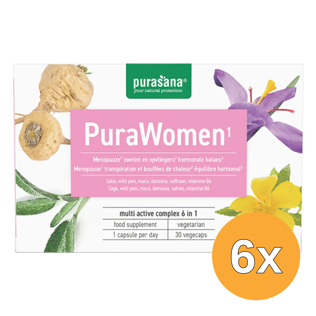 6x Purasana PuraWomen (30 vega capsules)