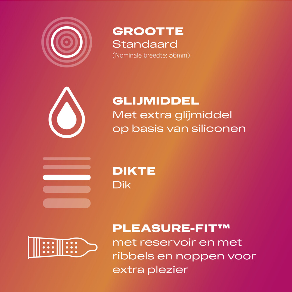 Durex Condooms Pleasure Me (40 stuks) - image 2