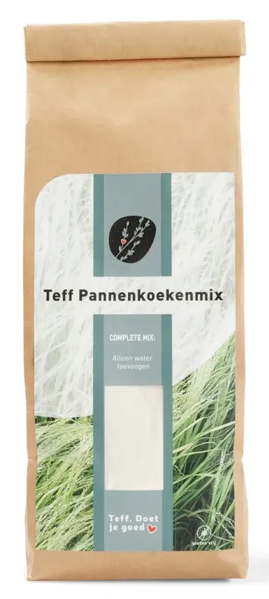 Teff Pannenkoekenmix Glutenvrij (450 gr)