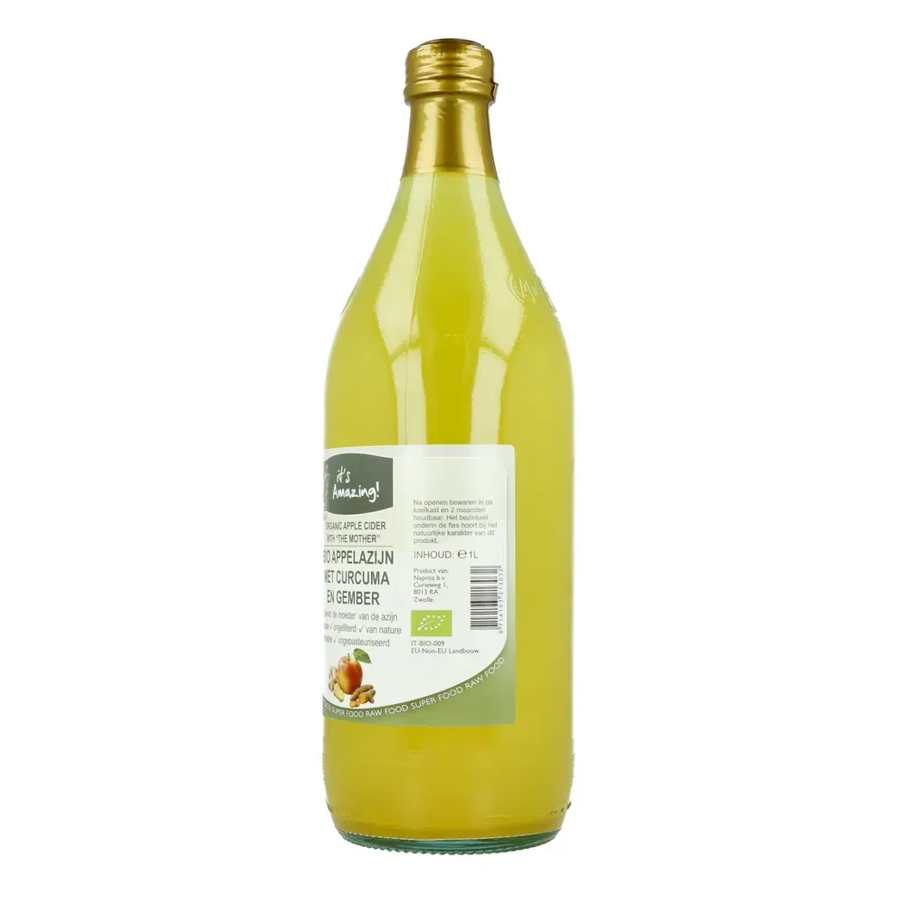 It's Amazing Its Amazing Appelazijn met Curcuma Gember 1lt (1LT)