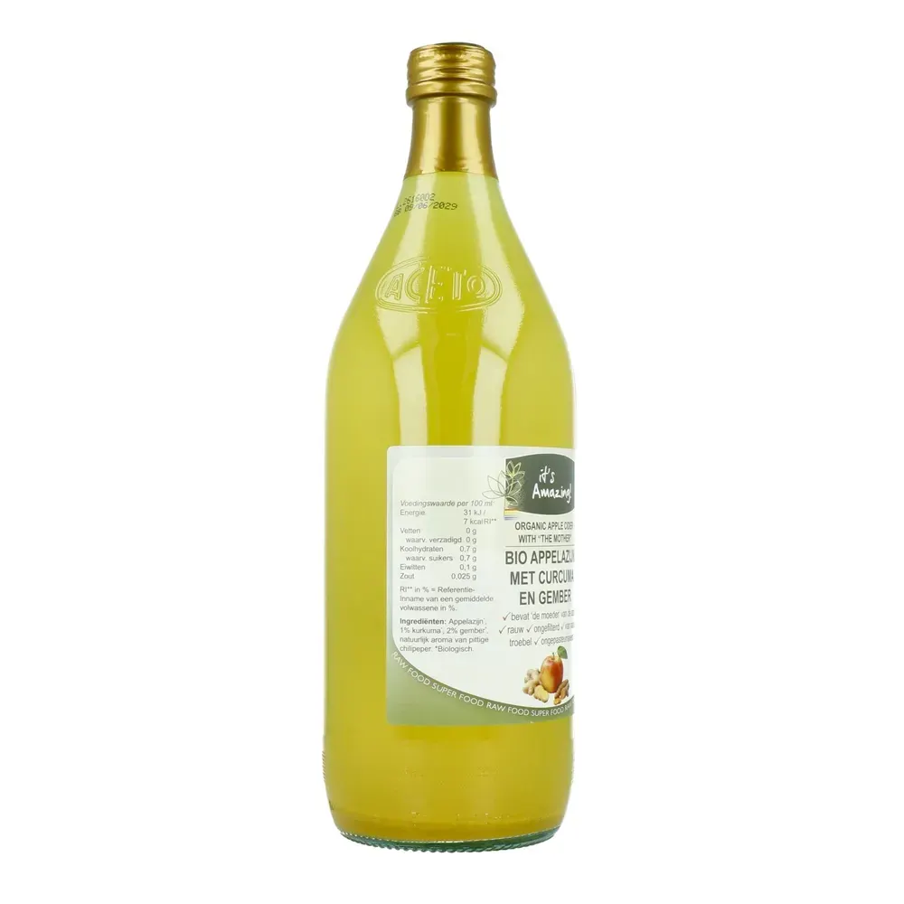It's Amazing Its Amazing Appelazijn met Curcuma Gember 1lt (1LT) - image 2