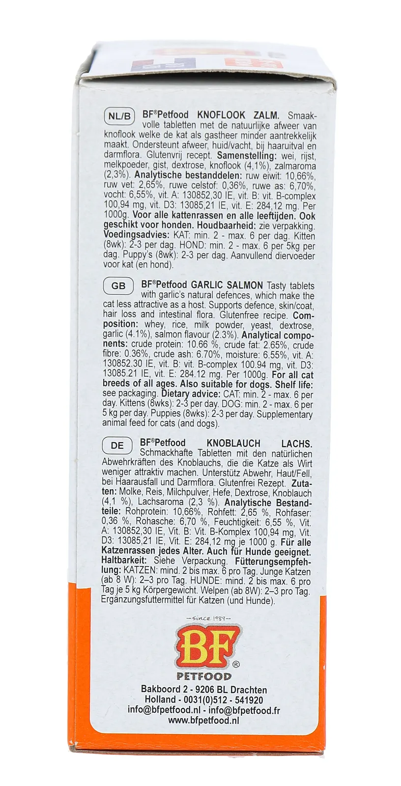 Biofood Bf Petfood Kattensnoepjes Anti Vlo Zalm (100 tabletten)