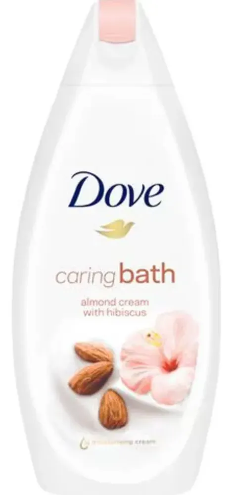 Dove Badcrème Amandelmelk & Hibiscus (450 ml)