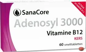 Sanacore Adenosyl 3000 Vitamine B12 Kers Smelttabletten (60 tabletten)