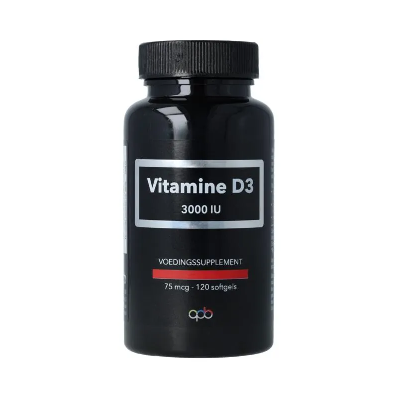 Apb Holland Vitamine D3 - 3000iu - 75 mcg (120 softgels)
