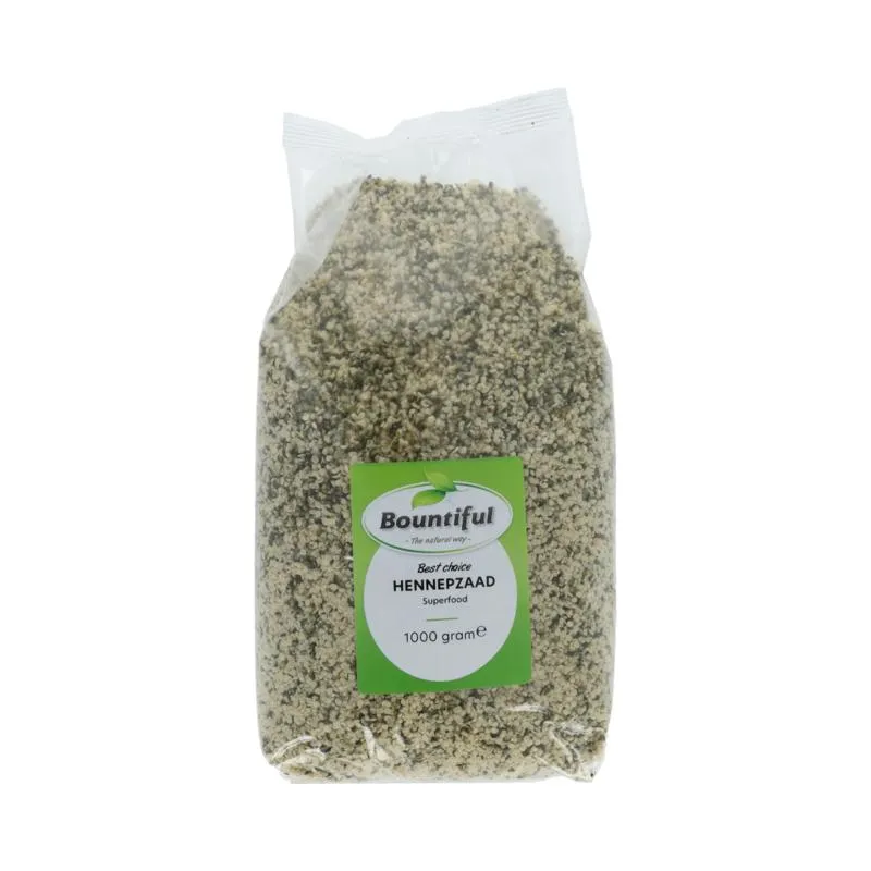 Bountiful Best Choice Hennepzaad Gepeld (1000 gr)