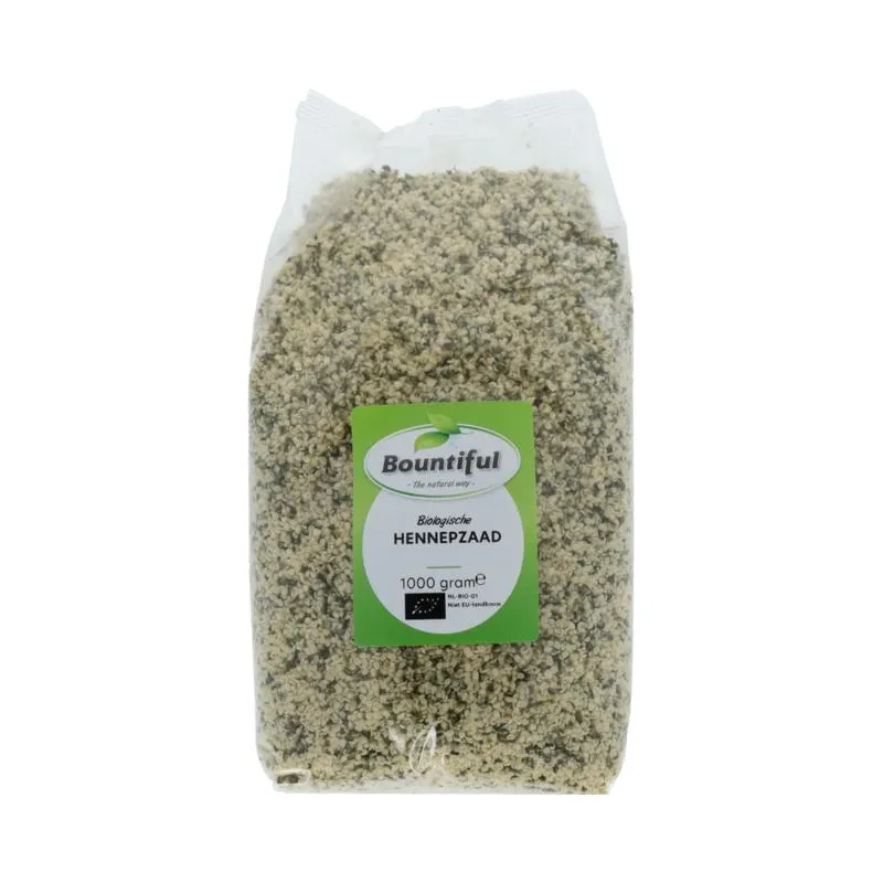 Bountiful Biologische Hennepzaad Gepeld Bio (1000 gr)