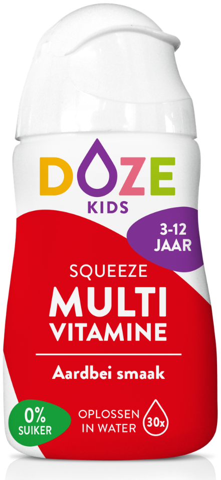 Doze Vitamins Multi Kids Aardbei - Vloeibare Multi (50 ml)
